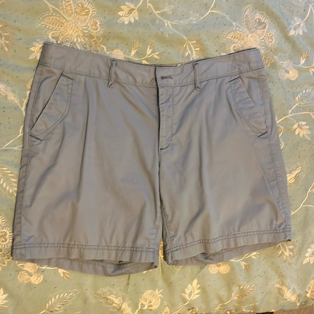 Blue-grey shorts. Eddie Bauer size 12. Great condition.